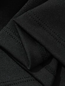 DAZY Medium Support 2 In 1 Sports Bra - Black - View 5