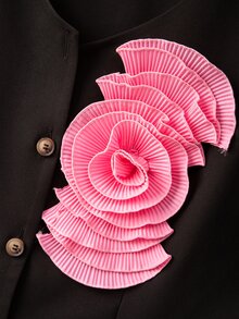 Formidée 大码女式3D立体花卉浪漫通勤时尚百搭春夏度假休闲两件套 - 彩色 - 查看 7