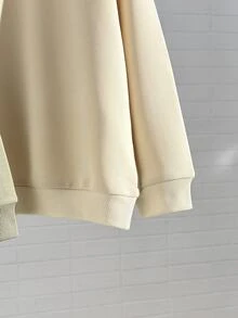 Genkimix Kids Young Boys 3pcs Plain Solid Color Crew Neck Pullover Sweatshirts, Casual Loose Fit Long Sleeve Drop Shoulder Sweatshirts For Cozy Autumn/Winter - Multicolor - View 8