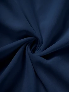 Franclia Plus Size Asymmetrical Hem Bowknot Sleeveless Chiffon Blouse, Fashion Resort Style, Spring/Summer - Navy Blue - View 7
