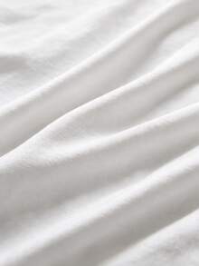 Plain Turkish Cotton Fitted Sheet - Single & Double Soft Touch Breathable 100*200 -- 160*200 - White - View 3