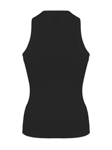 SHEIN Women Solid Color Casual Tank Top For Summer - Black - View 10