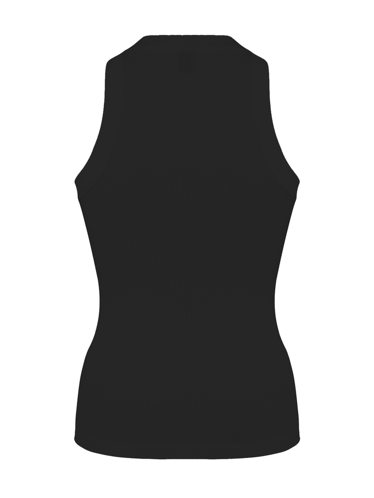 SHEIN Women Solid Color Casual Tank Top For Summer - Black - View 10