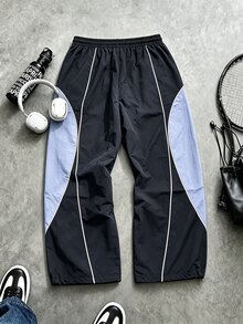 Sport MetroGents 男士拼色休閒日常旅行運動長褲，健身房適用 - 彩色 - 查看 2
