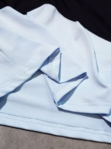 SHEIN Sports 女款 2 合 1 配色休閒日常旅行運動運動衫 - 彩色 - 查看 8