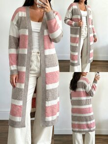 Elenzga Cárdigans de talla grande - Multicolor - Ver 1