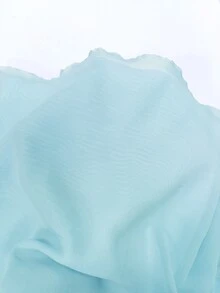 SHEIN 女士露背吊带迷你连衣裙，适合海滩度假 - 藍色 - 查看 6