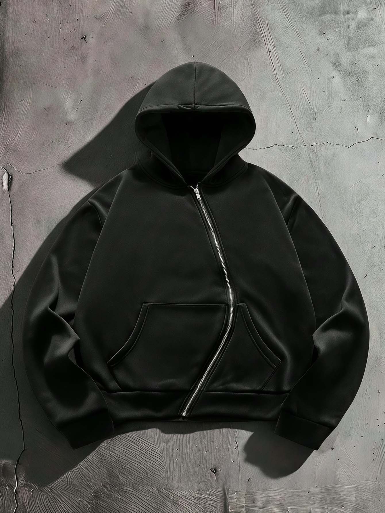 AXEPEAK Men's Sports Casual Vacation Street Fashion Hoodie - Black - View 1
