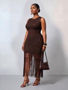 Zivah Spring/Summer New Arrivals. Elegant And Sophisticated, Fall - Rust Brown - View 2