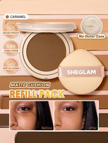 SHEGLAM Lock & Go 持久氣墊粉底-Caramel 品牌美妝化妝品 適合女士與女孩 - Caramel - 查看 1