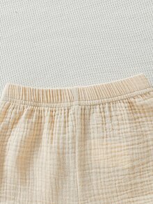 SHEIN Vintaside Kids 3入組/包嬰兒女孩純色荷葉邊短褲 - 彩色 - 查看 6