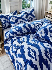Women's Ranforce Light Double Duvet Cover Set Sheet Sets - Navy Blue - View 3