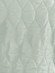 SHEIN LUNE 女款加厚保暖內裡背心外套，冬季款 - 綠色 - 查看 6