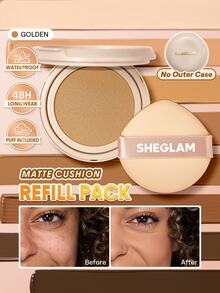 SHEGLAM Lock & Go 持久氣墊粉底(補充裝)-Golden 品牌美妝化妝品 適合女士與女孩 - Golden - 查看 1