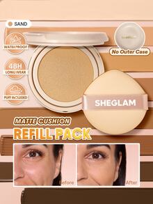 SHEGLAM Lock & Go 持久氣墊粉底(補充裝)-Sand 品牌美妝化妝品 適合女士與女孩 - Sand - 查看 1
