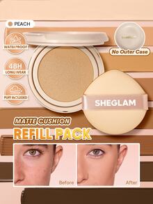 SHEGLAM Lock & Go 持久氣墊粉底(補充裝)-Peach 品牌美妝化妝品 適合女士與女孩 - 桃色 - 查看 1