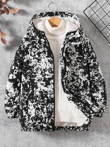 Teen Boys Jackets Autumn Winter - Black - View 1