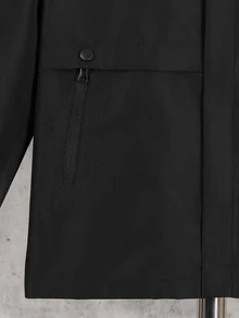 Casuvi Kids Teen Boys Coats Autumn Winter - Black - View 4