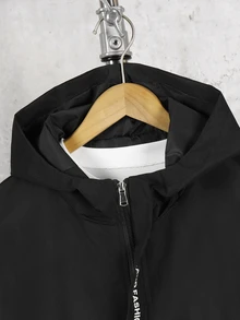 Casuvi Kids Teen Boys Coats Autumn Winter - Black - View 6