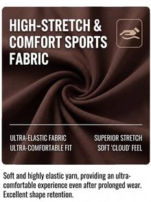 Fluxe Setelan Olahraga Wanita Atasan Tank Pendek dan Legging dengan Kombinasi Warna - Coffee Brown - View 10