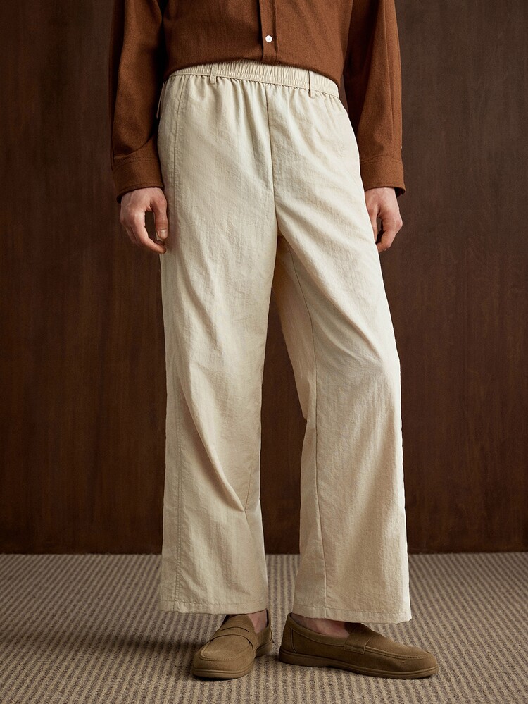 Manfinity CityGents Men's Casual Versatile Commuter Solid Color Pants - Apricot - View 4