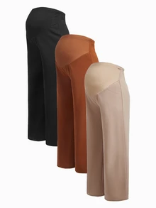 Modmama 3PCS Maternity Pants Fall - Multicolor - View 3
