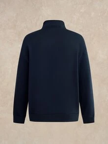 Courvante Men's 3pcs Solid Color Quarter Zip Pullover Sweatshirt, For Fall Winter, Long Sleeve Tops, Golf, Tennis, Business Commute, Winter - Multicolor - View 8