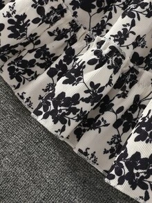 SHEIN Elladie kids 年輕女孩外套套裝 - 黑色 - 查看 8
