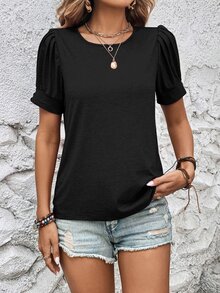 Medorina Women T-Shirts - Hitam - View 6