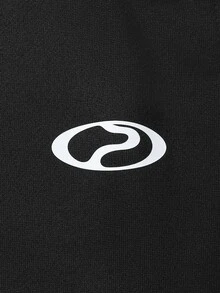 Teenagers New Autumn Gothic Lightning Font Pattern Casual Straight Leg Sports Streetwear Long Pants Cycling - Black - View 8