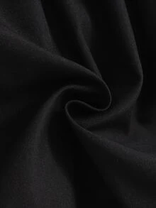 SHEIN 2 قطعة/مجموعة طقم شورتات غير متماثلة بنقشة زهور سوداء نقية للفتيات، مناسبة للخروجات الصيفية، أنيقة وعملية ومتعددة الاستخدامات - متعدد الألوان - مشاهدة 6