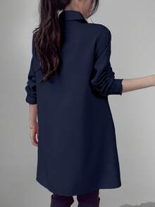 LUMIGAL Women Blouses - Navy Blue - View 2