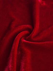 Whyspr Spring/Autumn/Winter Red Button Velvet Fabric High-End Romantic Sexy Elegant Exquisite Fashion Design Niche Design Deep V-Neck New Must-Have Daily Wear Plus Size Women's Jacket Halloween Gothic Style - Red - View 11