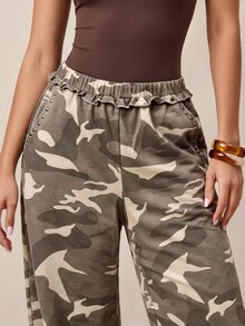 Rina Fox Women's Autumn/Winter New Long Pants Streetwear Versatile Commuter Bottoms Y2K - Multicolor - View 6