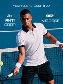 TekDrob Regular Polo With Contrast Details And Embroidered Icon - White - View 3