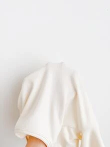 SHEIN 6件組新生女嬰包覆上衣+長褲，可愛棕白熊刺繡條紋長袖圓領常規款，戶外秋季聖誕內搭 - 棕色 - 查看 9