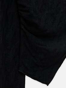 Nöista Black One Shoulder Fitted Top With Ruffle Detail.Fall Winter, Party.Evening,Special Occasions - Pink - View 8