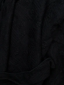 Nöista Black One Shoulder Fitted Top With Ruffle Detail.Fall Winter, Party.Evening,Special Occasions - Pink - View 9
