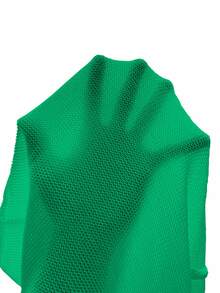 EMERY ROSE Chaleco de punto de unicolor informal para mujer - Verde - Ver 5