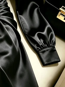 Franclia Vestidos Tallas Grandes - Negro - Ver 5