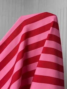 SHEIN EZwear Kemeja Kasual Wanita Ukuran Besar Lengan Panjang Bergaris Kancing Tunggal dengan Kantong untuk Musim Gugur - MultiWarna - View 6