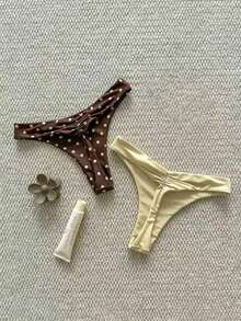 Swim SXY Celana Bikini Wanita Seksi 2 Warna untuk Liburan Pantai, Musim Panas - MultiWarna - View 2