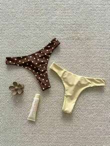 Swim SXY Celana Bikini Wanita Seksi 2 Warna untuk Liburan Pantai, Musim Panas - MultiWarna - View 6