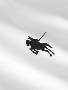 SHEIN 青少年女孩白色Y2K街頭風寬鬆抓絨連帽衛衣與寬腿褲2件套，舒適連帽衫秋季穿搭秋季服飾套裝居家日常穿著 - 白色 - 查看 6
