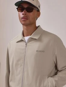 Chaqueta de lona con doble bolsillo "Bordado Musero" Esenciales de primavera y verano - Albaricoque - Ver 5