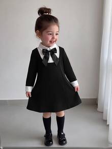 Young Girls Dresses Kids - Black - View 3