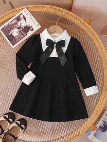 Young Girls Dresses Kids - Black - View 4
