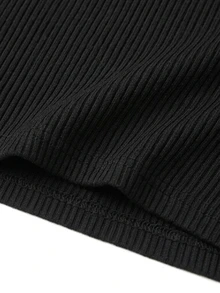 LUMIGAL Fall Clothes FOR WomenWomen's Vintage Fashion Button Long Sleeve T-Shirt, Vacation Streetwear - Black - View 4