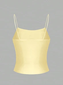 Tseoso 2pcs/Set Women's Cotton Casual Minimalist Comfortable Daily Commute Versatile All-Match Fitted Ruched Tank Top Set With Padded Cups, Suitable For Summer Outings - Multicolor - View 6