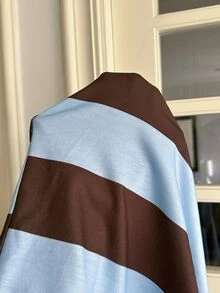Siren Gaze Women's New Autumn/Winter Color Block Striped Sweatshirt - Brown - View 10